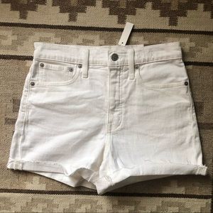 NWT Madewell High Rise Denim Shorts